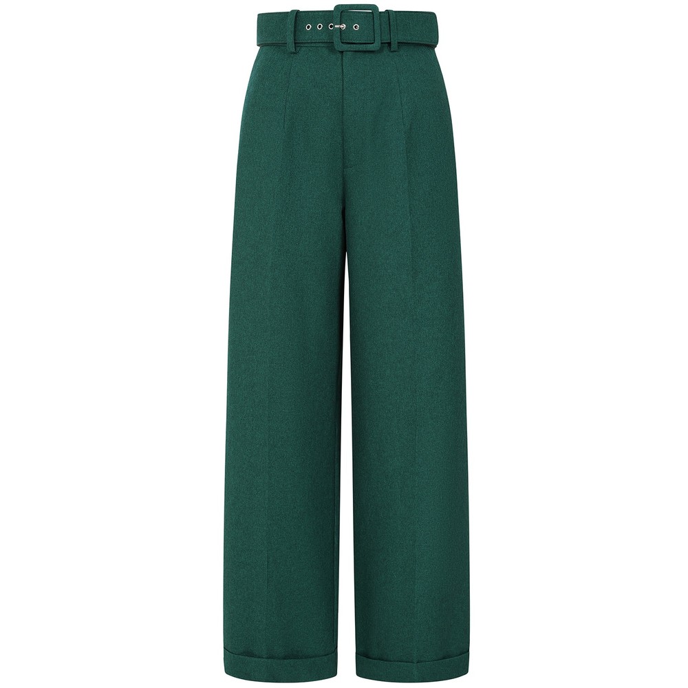 Banned - Joanna 40S Broek rechte pijpen - Groen